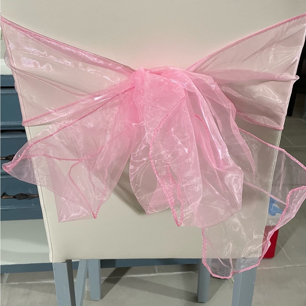 Organza material Sashes .